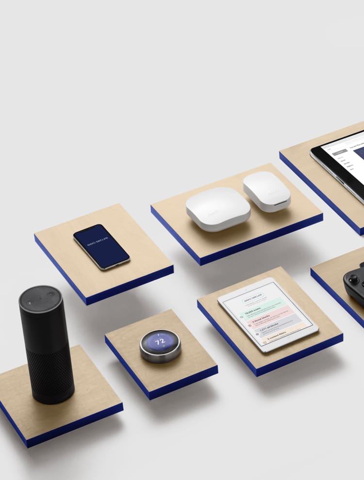 eero system being set up