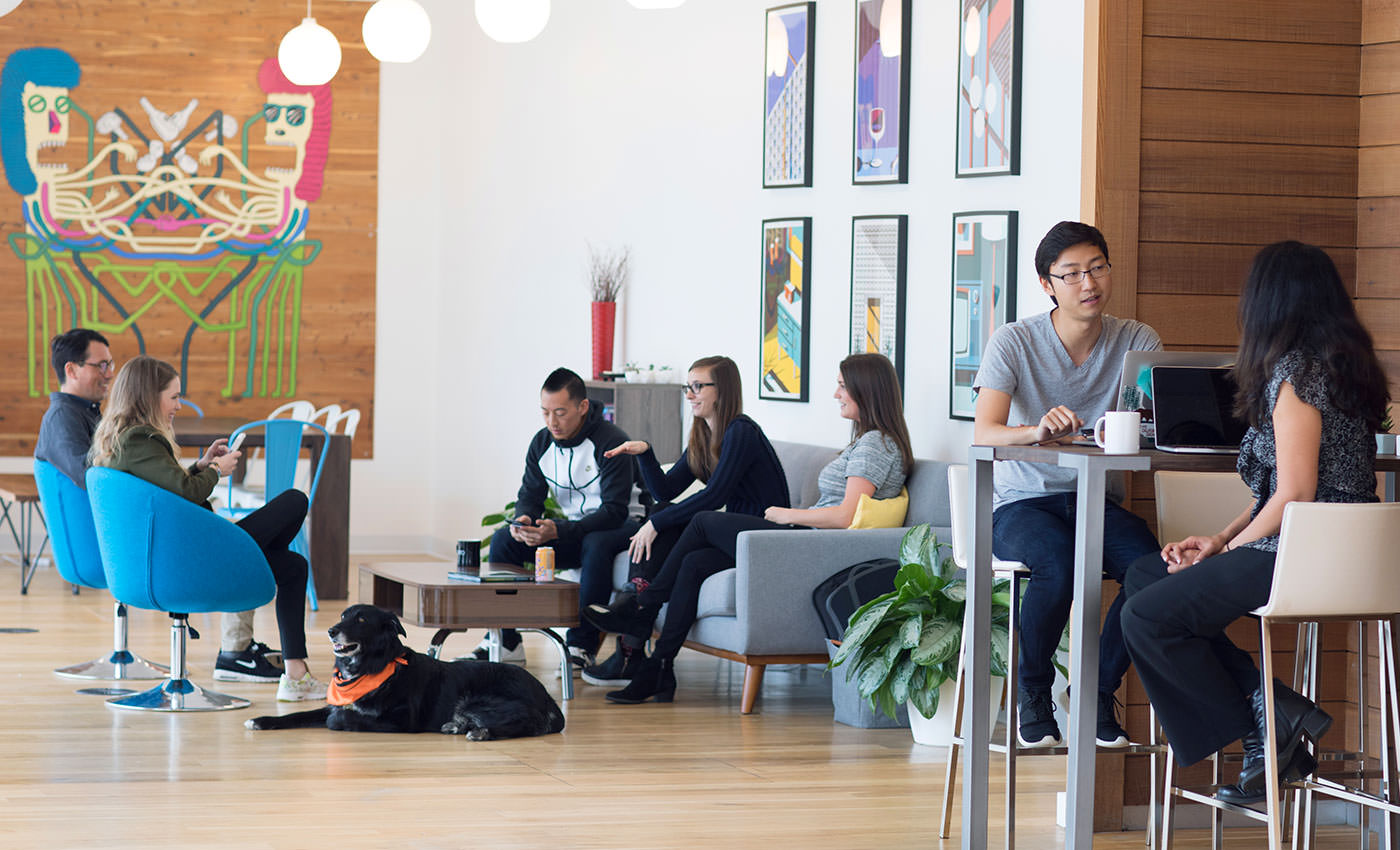 eero employees at the office
